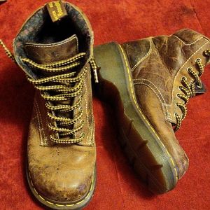 brown Dr.Marten boots